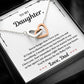 Always My Baby Girl - Interlocking Hearts Necklace For Daughter