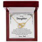 Always My Baby Girl - Interlocking Hearts Necklace For Daughter