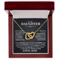 Unconditional Love Interlocking Hearts Necklace – A Timeless Gift of Love from Dad