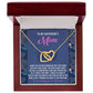 Safe With Me - Interlocking Hearts Necklace For Boyfriend's Mom