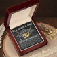 Keep Reaching For The Stars - Interlocking Hearts Necklace For Graduate At Graduation