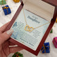 Beautiful Butterfly - Interlocking Hearts Necklace For Daughter
