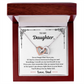Always My Baby Girl - Interlocking Hearts Necklace For Daughter