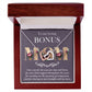 Throughout The Years - Interlocking Hearts Necklace For Bonus Mom