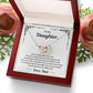 Always My Baby Girl - Interlocking Hearts Necklace For Daughter