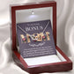 Throughout The Years - Interlocking Hearts Necklace For Bonus Mom