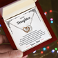 Always My Baby Girl - Interlocking Hearts Necklace For Daughter