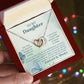 Beautiful Butterfly - Interlocking Hearts Necklace For Daughter