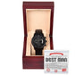 Official Certificate - Black Chronograph Watch For The Greatest Best Man