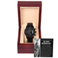 Hold Her Hand Forever - Black Chronograph Watch For Son-In-Law