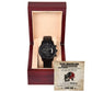 This Little Lion - Black Chronograph Watch For Dad