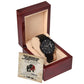This Little Lion - Black Chronograph Watch For Dad