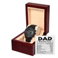 Nutrition Facts - Black Chronograph Watch For Dad