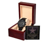Star Of Fame - Black Chronograph Watch For The Best Man
