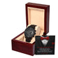Want The Job? - Black Chronograph Watch For Best Man