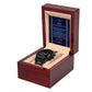 Forever You Will Be My Son - Black Chronograph Watch For Son On Wedding Day