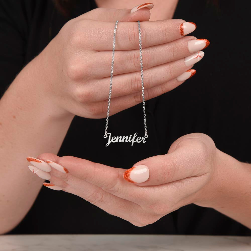 Forgiveness Necklace - Personalized Name Necklace