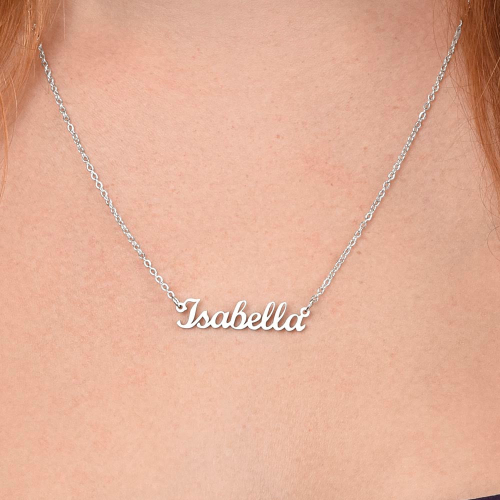 Beauty Necklace - Personalized Name Necklace