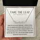 Take The Leap Necklace - Personalized Name Necklace