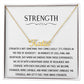 Strength Necklace - Personalized Name Necklace