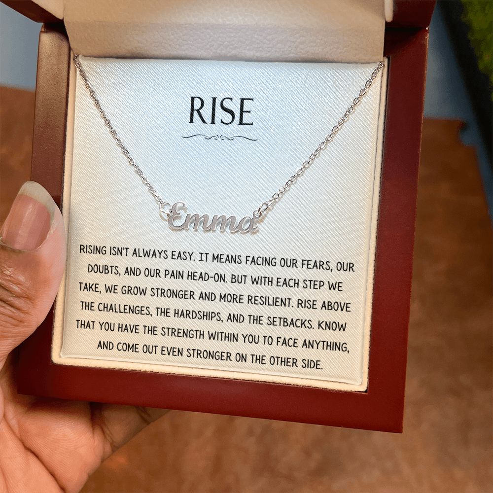 Rise Necklace - Personalized Name Necklace