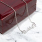 Always By Your Side - Name Necklace With Paw Print
