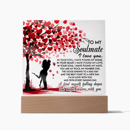 Deeper In Love - Acrylic Display Centerpiece For Soulmate