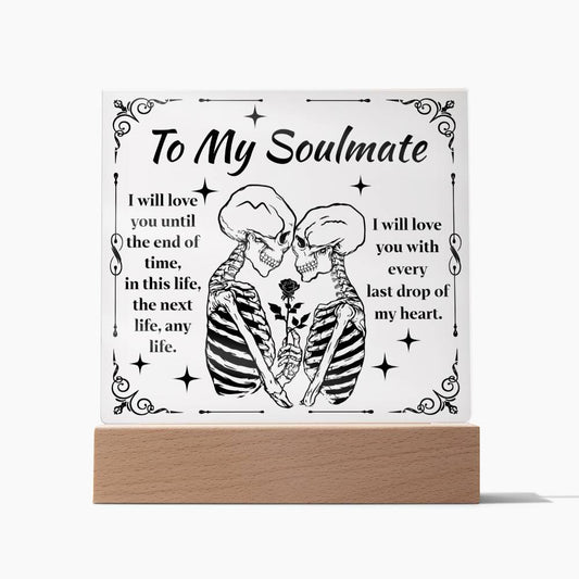 End Of Time - Halloween-Themed Acrylic Display Centerpiece For Soulmate