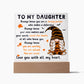 You Are Loved - Halloween/Thanksgiving/Fall-Themed Acrylic Display Centerpiece For Daughter
