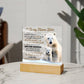 Mama Bear - Acrylic Display Centerpiece For Mom