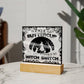 Witch Switch - Halloween-Themed Acrylic Display Centerpiece
