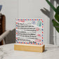 When You Need Me - Acrylic Display Centerpiece For Your Daughter