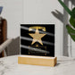 Best Father In The Galaxy - Acrylic Display Centerpiece For Dad
