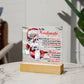 Forever Yours - Christmas-Themed Acrylic Display Centerpiece For Soulmate
