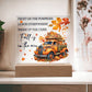 Fall Is In The Air - Fall/Thanksgiving-Themed Acrylic Display Centerpiece