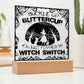 Witch Switch - Halloween-Themed Acrylic Display Centerpiece
