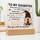 You Are Loved - Halloween/Thanksgiving/Fall-Themed Acrylic Display Centerpiece For Daughter