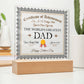 World's Greatest Dad - Acrylic Display Centerpiece For Dad