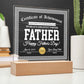 World's Greatest Farter - Acrylic Display Centerpiece For Dad