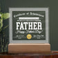 World's Greatest Farter - Acrylic Display Centerpiece For Dad