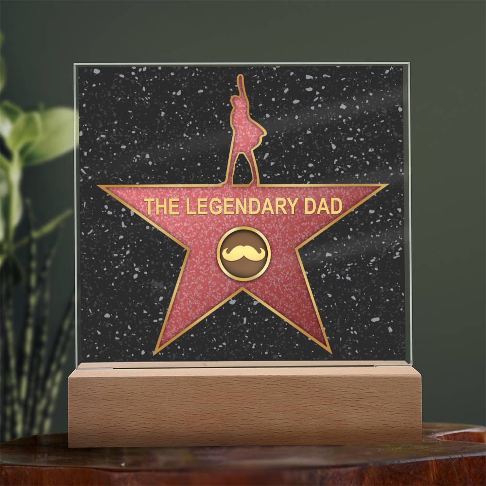 The Legendary Dad - Acrylic Display Centerpiece For Dad