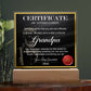 Appreciation - Acrylic Display Centerpiece For Grandpa