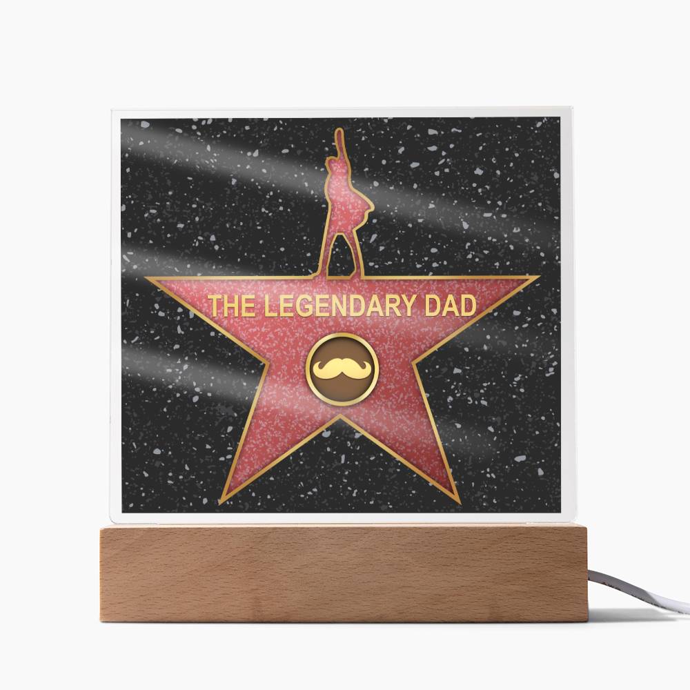 The Legendary Dad - Acrylic Display Centerpiece For Dad