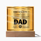 Official Recognition - Acrylic Display Centerpiece For Dad
