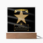 Best Father In The Galaxy - Acrylic Display Centerpiece For Dad