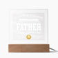 World's Greatest Farter - Acrylic Display Centerpiece For Dad