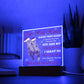 Hold Your Hand - Christmas-Themed Acrylic Display Centerpiece For Significant Other