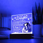 Loving You With All My Heart - Christmas-Themed Acrylic Display Centerpiece For Your Daughter