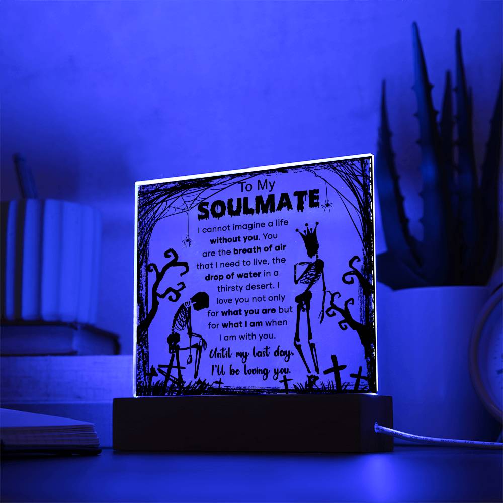 Breath Of Air - Halloween-Themed Acrylic Display Centerpiece For Soulmate