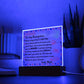 When You Need Me - Acrylic Display Centerpiece For Your Daughter